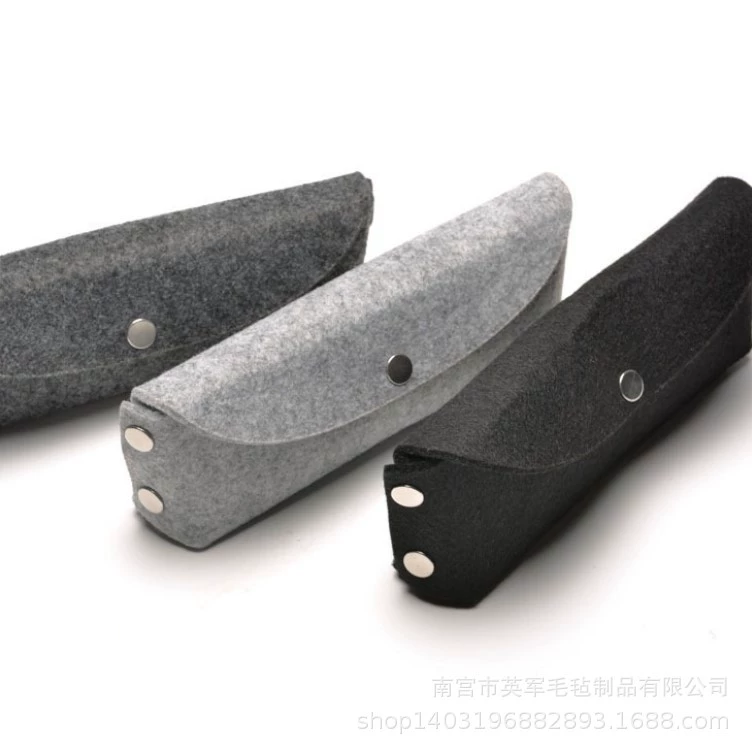 毛毡文具袋多种款式便捷式毛毡文具笔袋眼镜盒零钱包包多功能便携